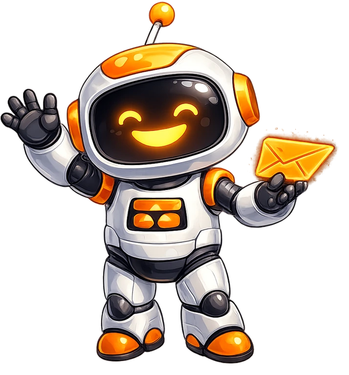 iRankNow mascot waving and inviting you to get started